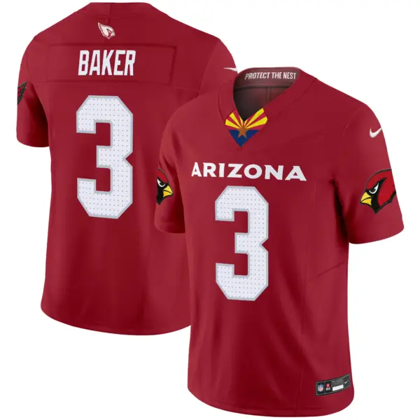 Mens Arizona Cardinals 2024 Special Vapor Limited Jersey V2 Budda Baker Jersey Red