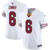 Mens Arizona Cardinals 2024 Special Vapor Limited Jersey V2 James Conner Jersey White