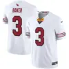 Mens Arizona Cardinals 2024 Special Vapor Limited Jersey V2 Budda Baker Jersey White