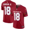 Mens Arizona Cardinals 2024 Vapor Limited Jersey Marvin Harrison Jr Jersey Red