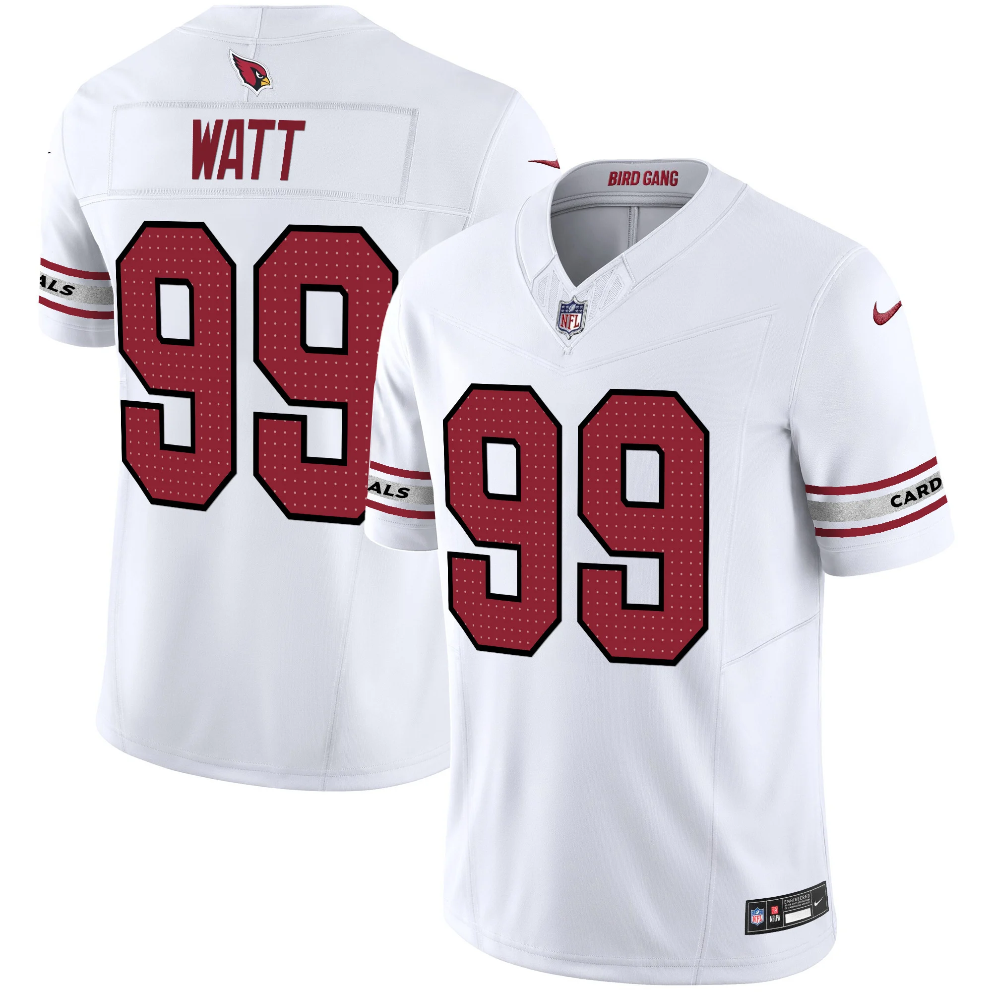 Mens Arizona Cardinals 2024 Vapor Limited Jersey JJ Wat Jersey White