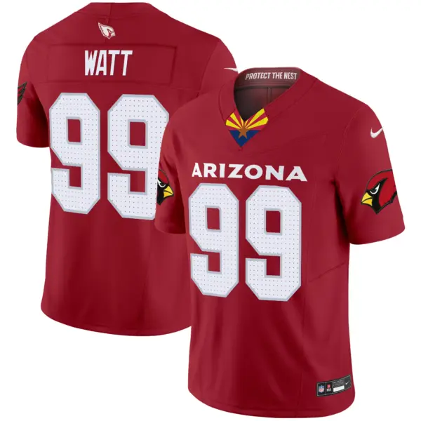 Mens Arizona Cardinals 2024 Special Vapor Limited Jersey V2 JJ Watt Jersey Red