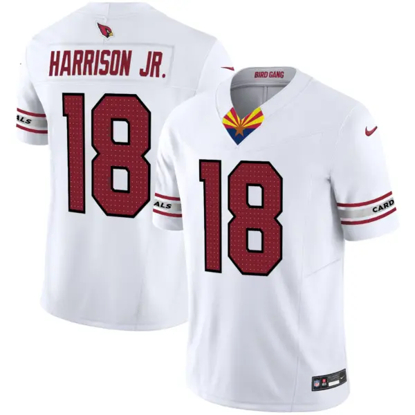 Mens Arizona Cardinals 2024 Special Vapor Limited Jersey V2 Marvin Harrison Jr Jersey White