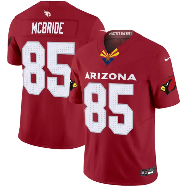 Mens Arizona Cardinals 2024 Special Vapor Limited Jersey V2 Trey Mcbride Jersey Red