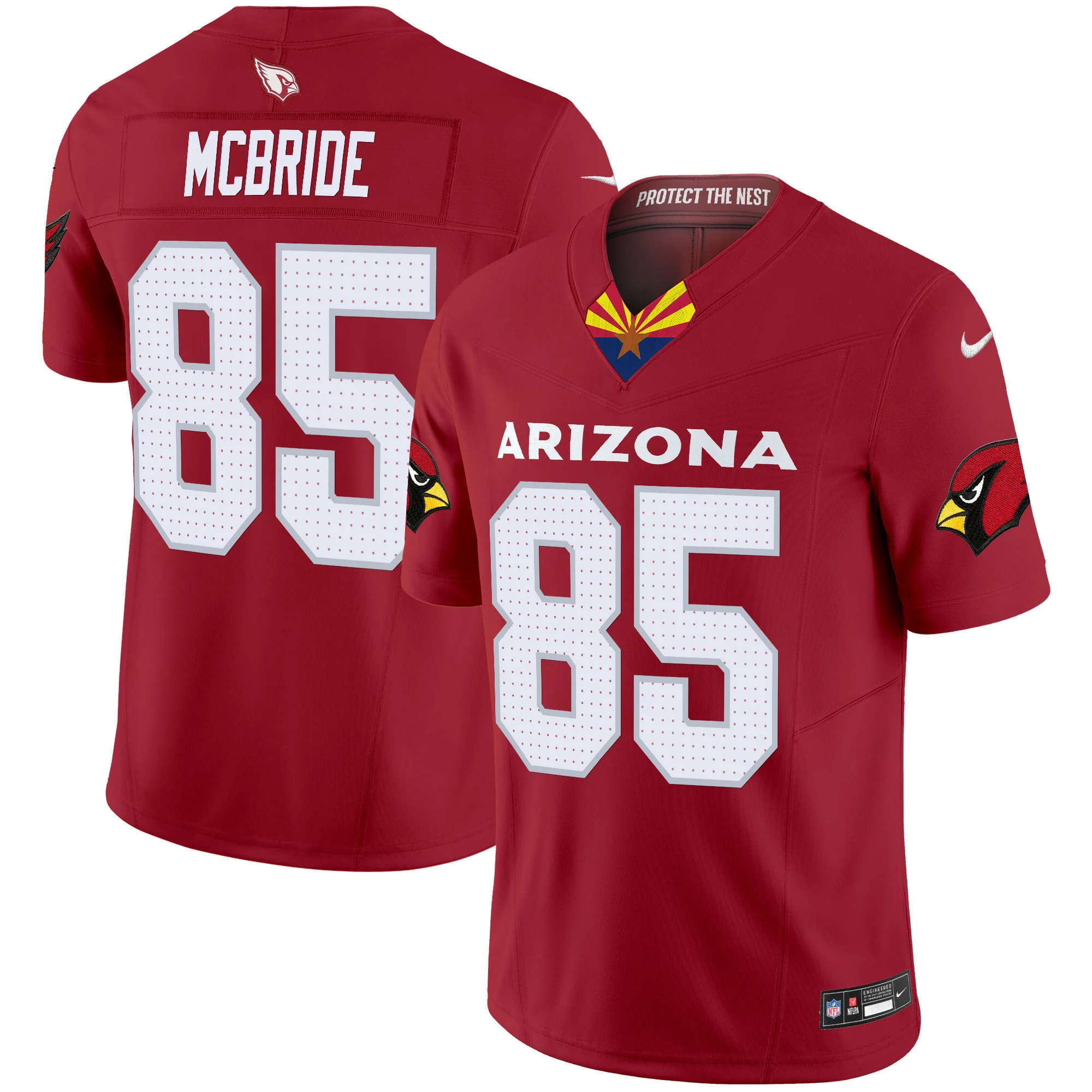 Mens Arizona Cardinals 2024 Special Vapor Limited Jersey V2 Trey Mcbride Jersey Red