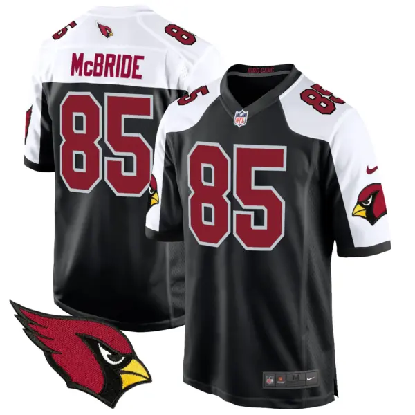 Mens Arizona Cardinals 2024 Game Jersey Trey Mcbride Jersey Black Alternate