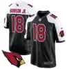Mens Arizona Cardinals 2024 Game Jersey Marvin Harrison Jr Jersey Black Alternate