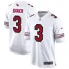 Mens Arizona Cardinals 2024 Game Jersey Budda Baker Jersey White