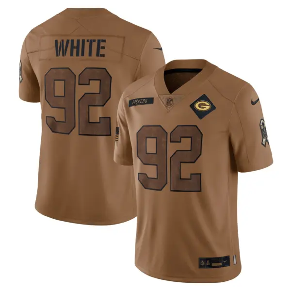 Men’s Reggie White Green Bay Packers 2023 Salute To Service Limited Jersey All Stitched