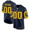 Men’s Los Angeles Rams Special Game Custom Jersey Navy