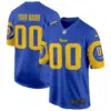 Men’s Los Angeles Rams Special Game Custom Jersey Royal