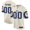 Men’s Los Angeles Rams Special Game Custom Jersey Bone
