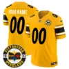 Men’s Pittsburgh Steelers 2024 Vapor Limited Custom Jersey Est 1933 Patch Gold
