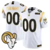 Men’s Los Angeles Rams 2024 Gold Vapor Limited Custom Jersey White