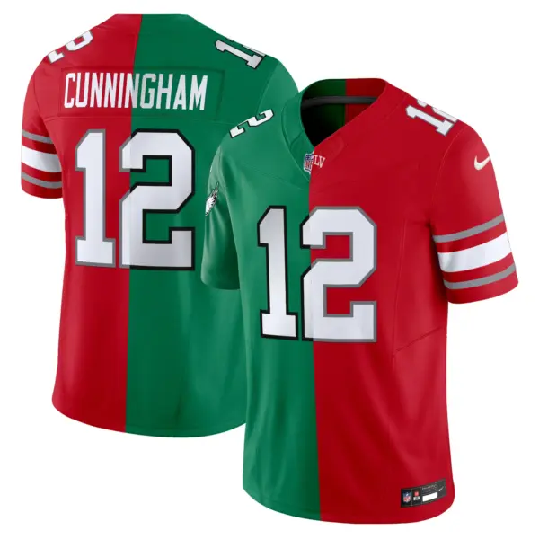 Men’s Half Philadelphia Eagles College Football Vapor Limited Jersey Randall Cunningham Jersey