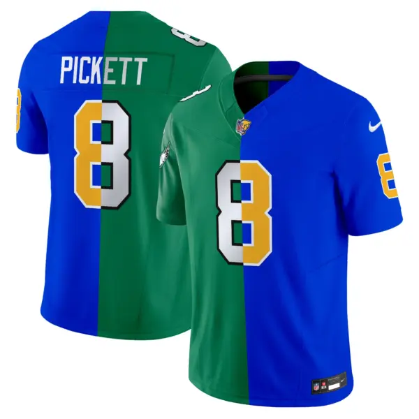 Men’s Half Philadelphia Eagles College Football Vapor Limited Jersey Kenny Pickett