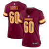 Michael Deiter 60 Washington Commanders Women’s Game Jersey – Burgundy