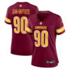 Javontae Jean-Baptiste 90 Washington Commanders Women’s Game Jersey – Burgundy
