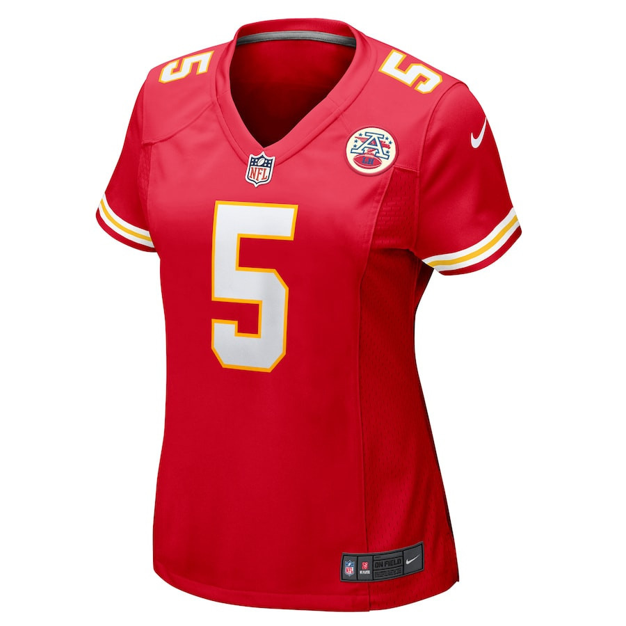 Marquise Brown 5 Kansas City Chiefs Women’s Game Jersey – Red - Image 2