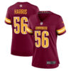 Jalen Harris 56 Washington Commanders Women’s Game Jersey – Burgundy