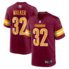 Mykal Walker 32 Washington Commanders Game Men Jersey – Burgundy