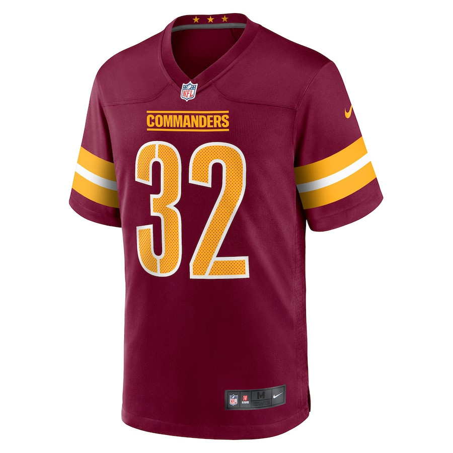 Mykal Walker 32 Washington Commanders Game Men Jersey – Burgundy - Image 2