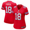 Amari Cooper 18 Buffalo Bills Women’s 2nd Alternate Game Jersey – Red