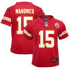 Patrick Mahomes 15 Kansas City Chiefs Youth Game Jersey – Red