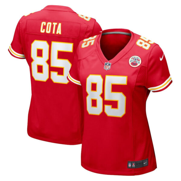Chase Cota 85 Kansas City Chiefs Women’s Game Jersey – Red