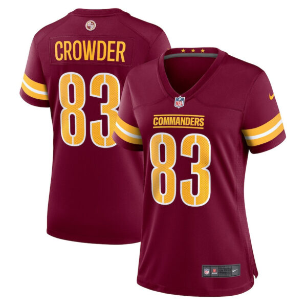 Jamison Crowder 83 Washington Commanders Women’s Game Jersey – Burgundy