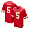 Marquise Brown 5 Kansas City Chiefs Game Men Jersey – Red