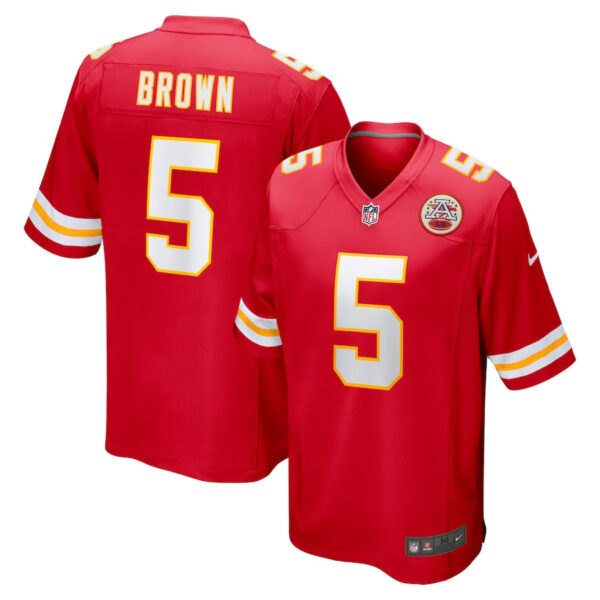 Marquise Brown 5 Kansas City Chiefs Game Men Jersey – Red