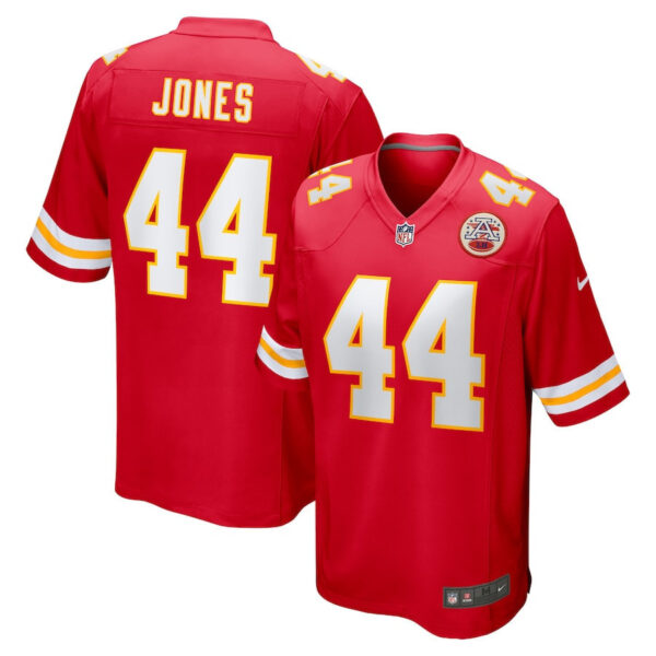 Cam Jones 44 Kansas City Chiefs Game Men Jersey – Red