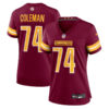 Brandon Coleman 74 Washington Commanders Women’s Game Jersey – Burgundy
