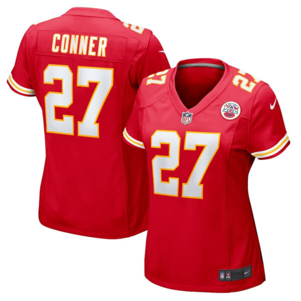 Chamarri Conner 27 Kansas City Chiefs Women’s Game Jersey – Red
