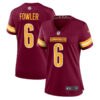 Dante Fowler Jr. 6 Washington Commanders Women’s Game Jersey – Burgundy