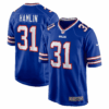 Damar Hamlin Buffalo Bills Game Player Jersey – Royal Jersey