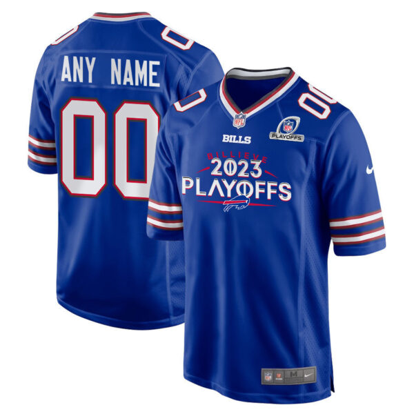 Buffalo Bills Billieve 2023 Playoffs Game Men Custom Jersey – Royal