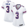 Damar Hamlin 3 Buffalo Bills Women’s Game Jersey – White