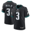 Nolan Smith 3 Philadelphia Eagles Alternate Game Men Jersey – Black