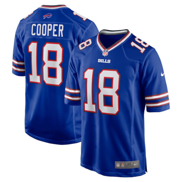 Amari Cooper 18 Buffalo Bills Game Men Jersey – Royal