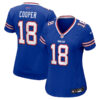 Amari Cooper 18 Buffalo Bills Women’s Game Jersey – Royal