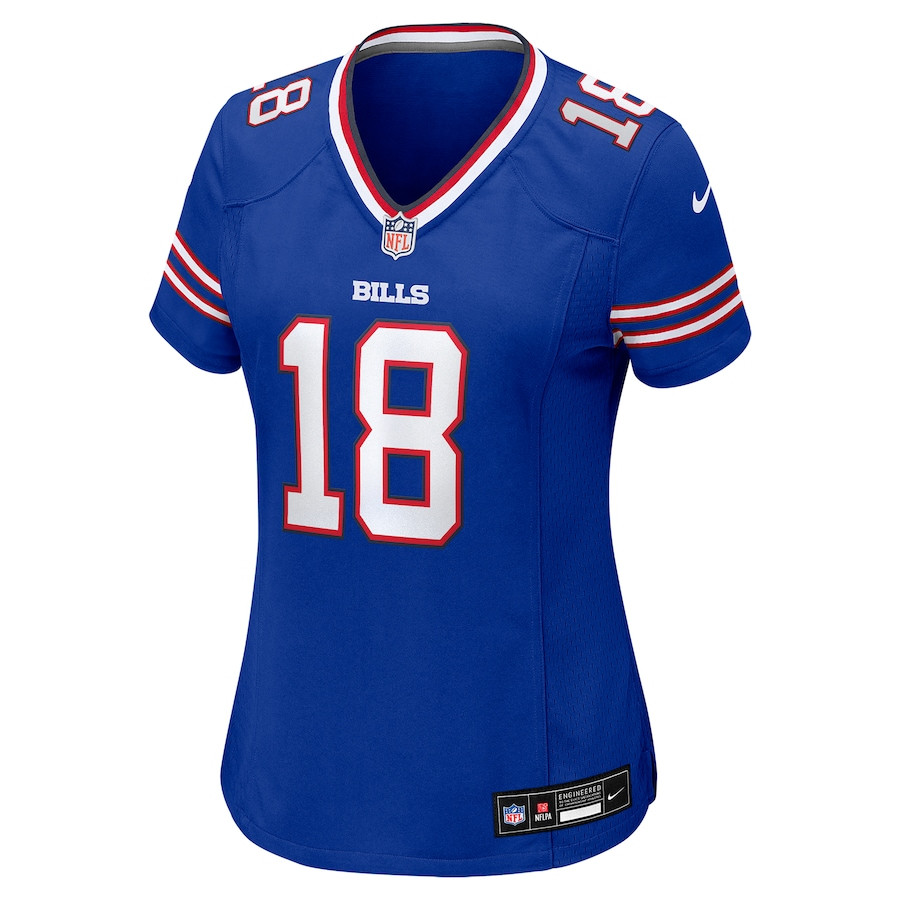 Amari Cooper 18 Buffalo Bills Women’s Game Jersey – Royal - Image 2