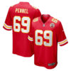 Mike Pennel 69 Kansas City Chiefs Game Men Jersey – Red