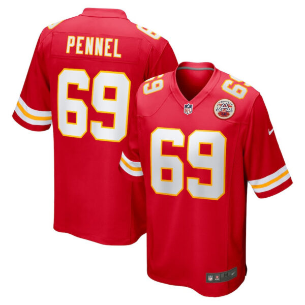 Mike Pennel 69 Kansas City Chiefs Game Men Jersey – Red