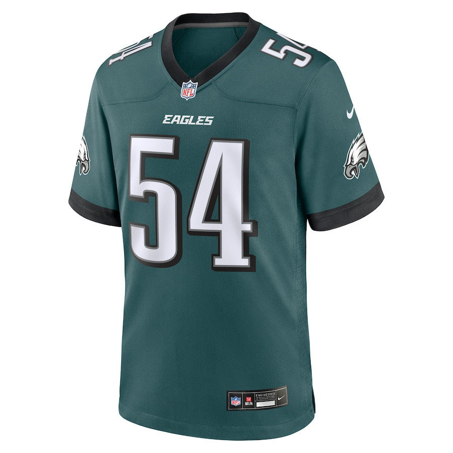 Jeremiah Trotter Jr. 54 Philadelphia Eagles Game Men Jersey – Green - Image 2