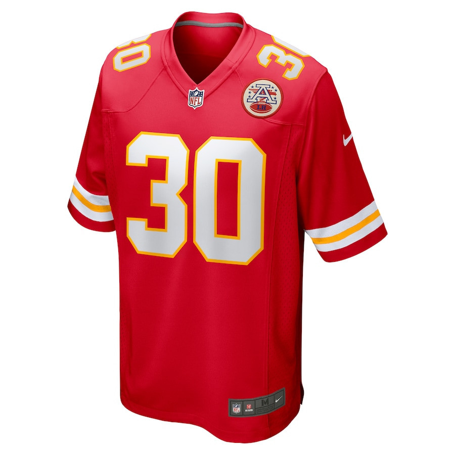 Chris Roland-Wallace 30 Kansas City Chiefs Game Men Jersey – Red - Image 2