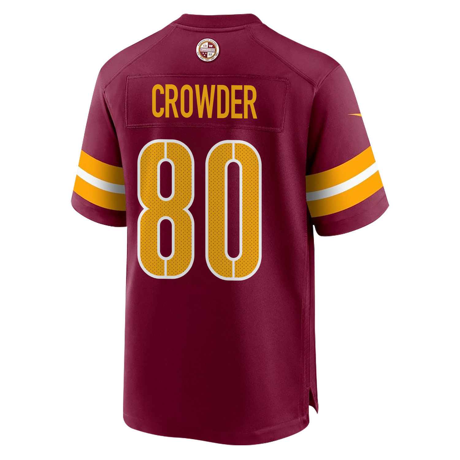 Jamison Crowder 80 Washington Commanders Super Bowl LIX Champions Patch ‘New Orleans – The Ultimate Showdown’ EMBROIDERED Game Men Jersey – Burgundy - Image 2