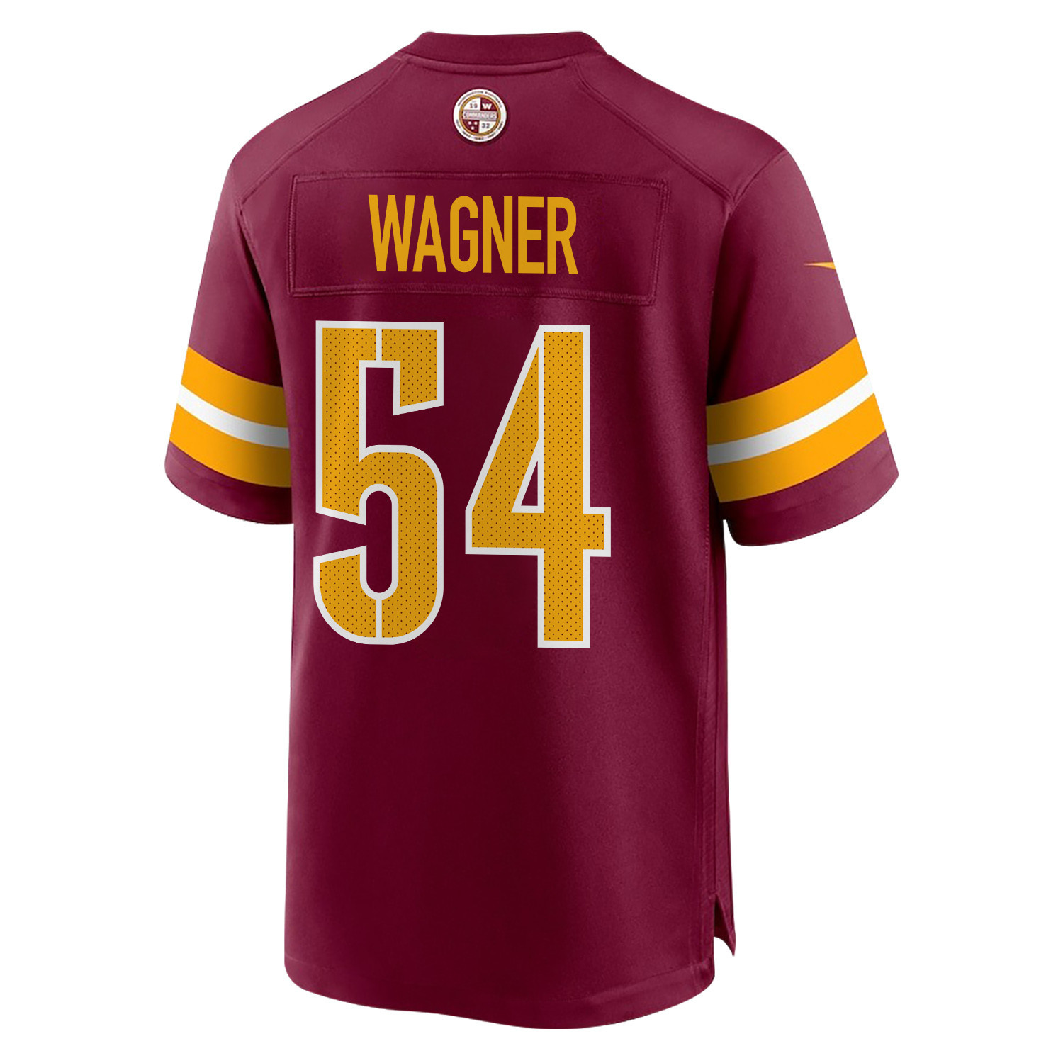 Bobby Wagner 54 Washington Commanders Super Bowl LIX Champions Patch ‘New Orleans – The Ultimate Showdown’ EMBROIDERED Game Men Jersey – Burgundy - Image 2