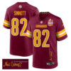 Ben Sinnott 82 Washington Commanders Super Bowl LIX Champions Patch ‘New Orleans – The Ultimate Showdown’ EMBROIDERED Game Men Jersey – Burgundy